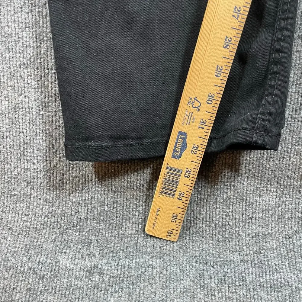 Southpole Stretch Biker Jeans Men's 44 (44X32) Black Destroyed Denim READ
